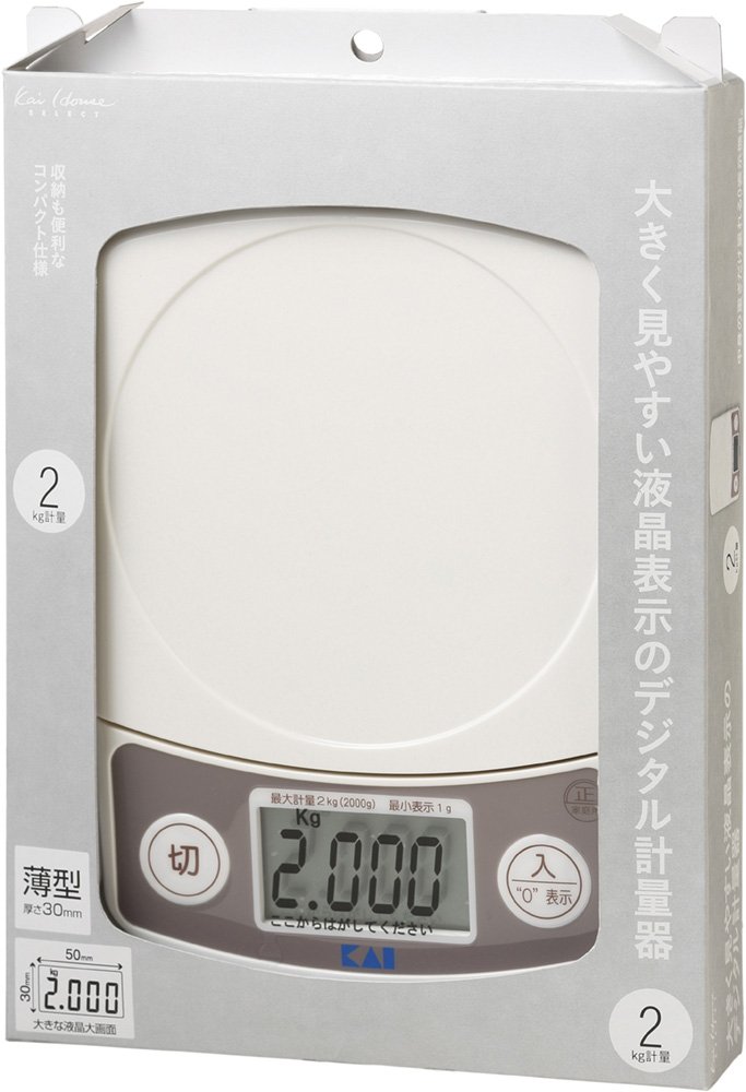 Amazon｜貝印 KAI デジタル スケール (2kg 計量) kai house select